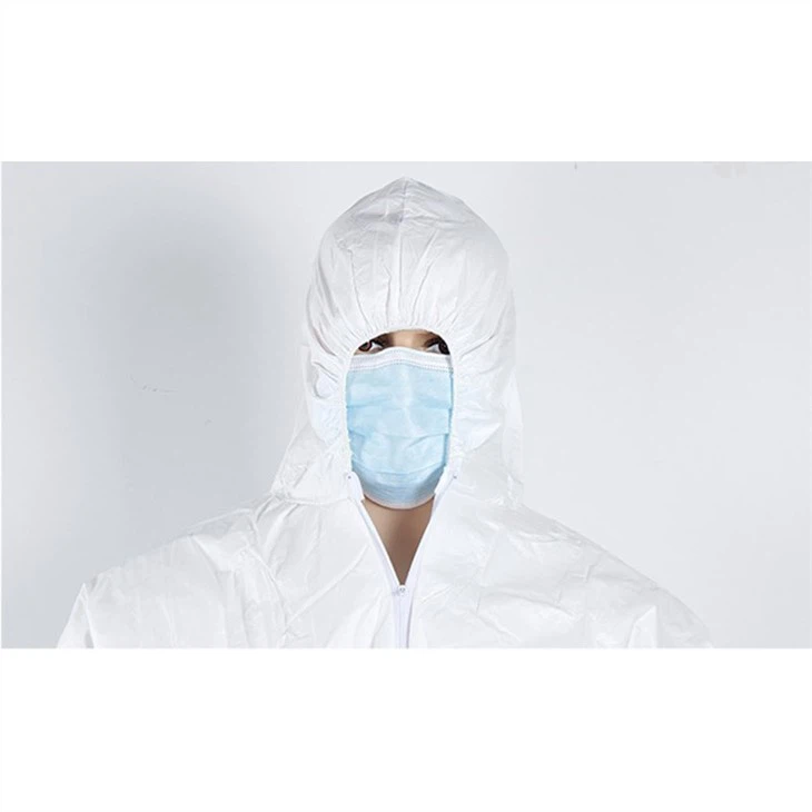 Disposable White Coveralls